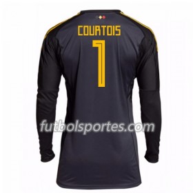 Camisetas Bélgica Courtois 1 Portero Primera Equipacion Mundial 2018